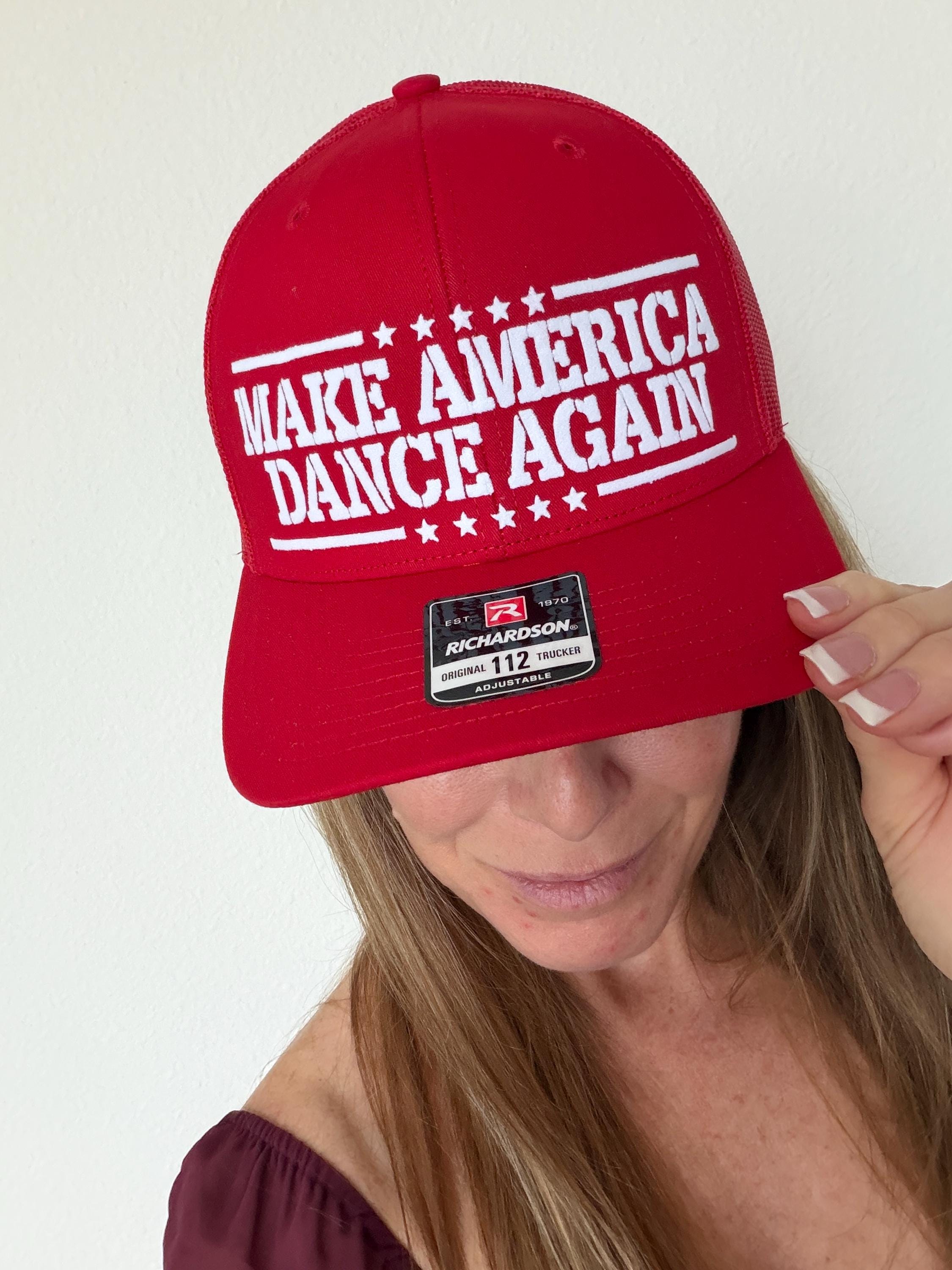 All American Hairstylist Red Trucker Hat Trucker Hat  main image 3
