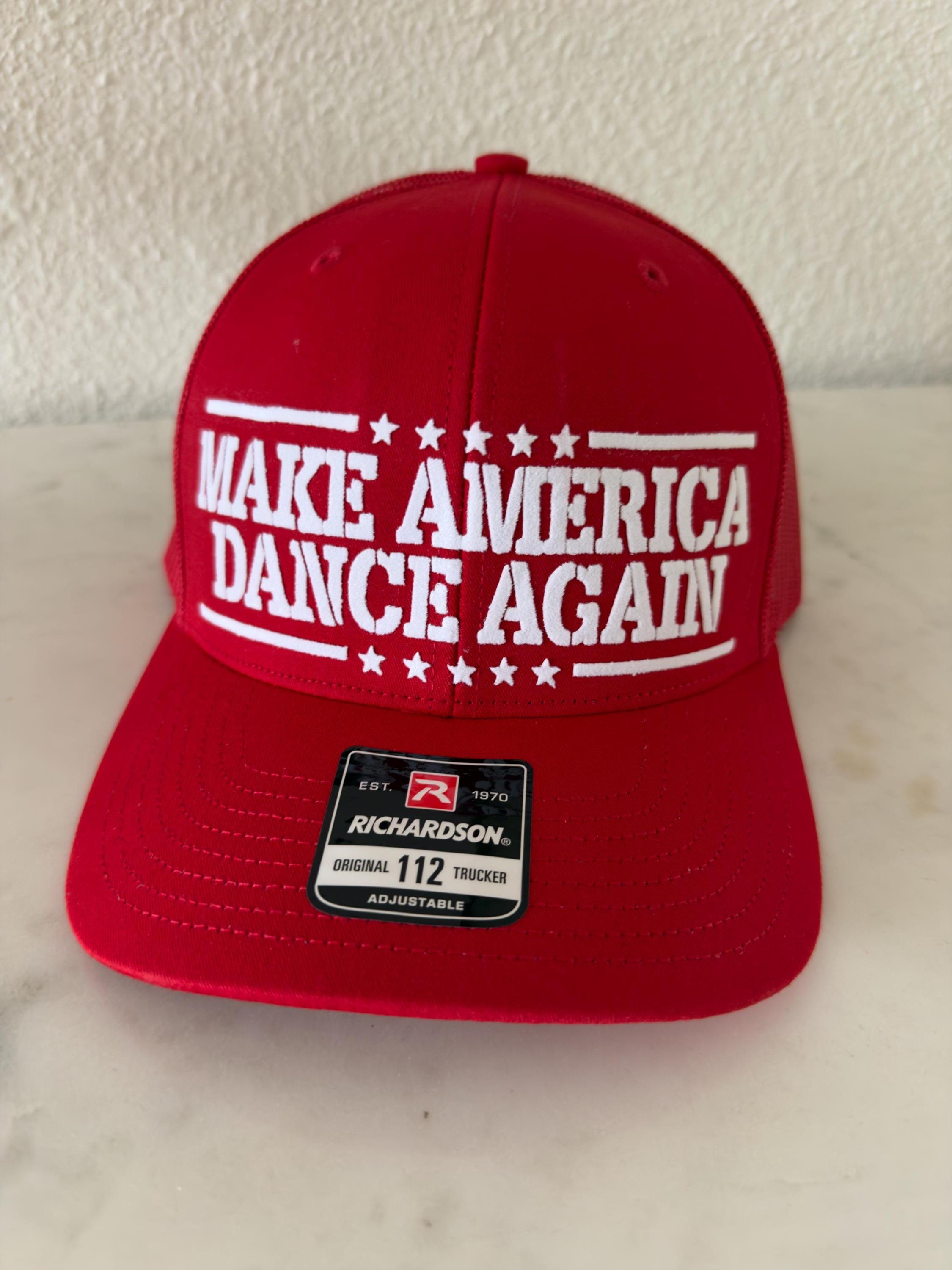 Make America Dance Again Red Trucker Hat: Richardson 112  display picture 1