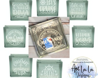 Cruise Ship Card Holder Cruise Card Custom ENGRAVED Personalized Holder Memory box bank ~ Cruise Gift