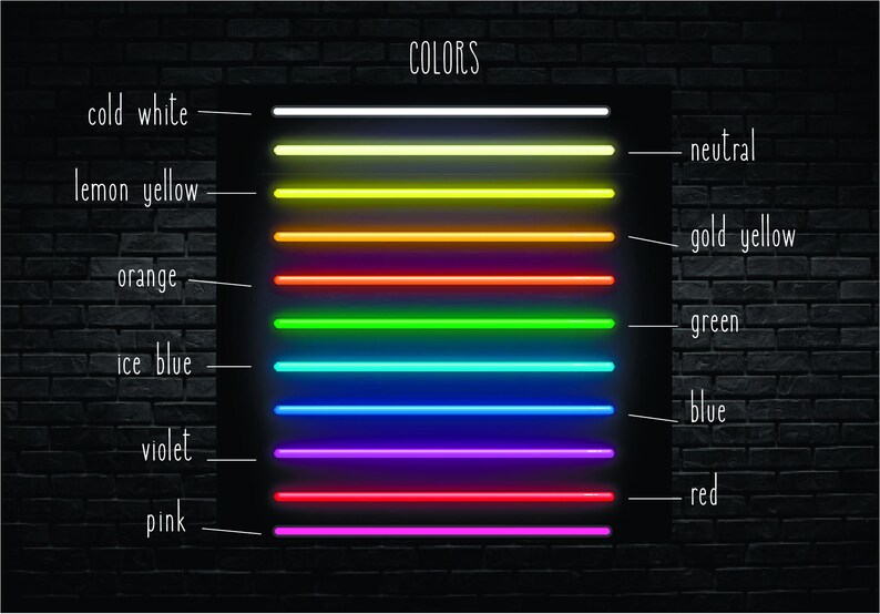 Custom Wedding Neon Sign Last Name Light Decor Etsy