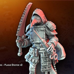 plague doctor v2  For D&D Dungeons and Dragons • Tabletop Gaming • Wargaming miniatures