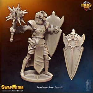 Female Cleric  v2• Tabletop Gaming •