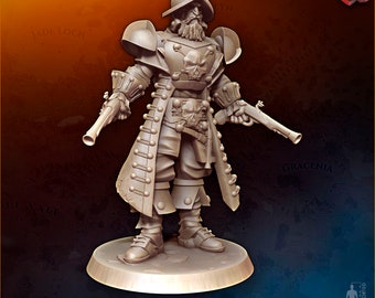 Hudson 'The Kraken' Ainsworth pirate classic v2 - pirate   For D&D Dungeons and Dragons • Tabletop Gaming • Wargaming miniatures