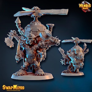 Goblin tinkerer • digital stl for 3d printing• D&D Dungeons and Dragons • Tabletop Gaming •