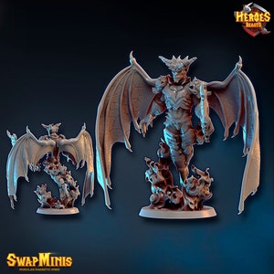 Demon - incubus - ) • digital stl for 3d printing• D&D Dungeons and Dragons • Tabletop Gaming •