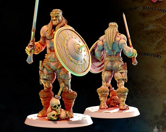 krull the barbarian v1  For D&D Dungeons and Dragons • Tabletop Gaming • Wargaming miniatures