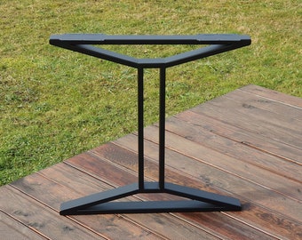 I-Shape Metal Table Legs: Industrial Dining or Kitchen Table (Set of 2), N226