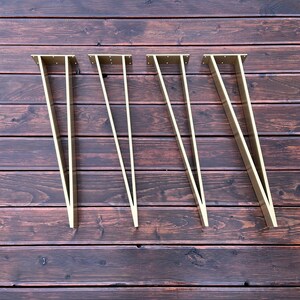 Hairpin Table Legs: Powder Coated Steel, Tischbeine, N136 image 7