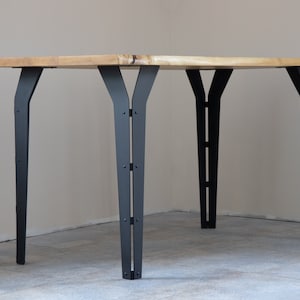 Industrial style table legs, Dining table legs, Kitchen table legs, Table base,  N97