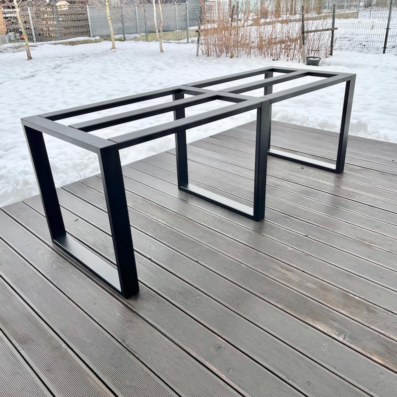Table Support Unit Heavy-duty Metal Table Base: Long Tabletops, Supports 2000 Lbs, F1L - Etsy