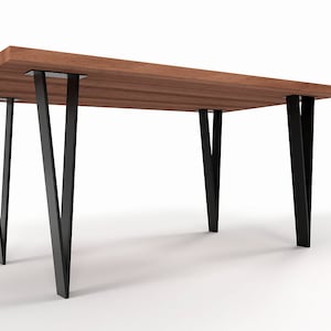 Hairpin Table Legs V-Shaped, Set of 4, Dining Table Legs, Wood Table Legs, Table Legs Metal, Reclaimed Wood Table Legs, N136A