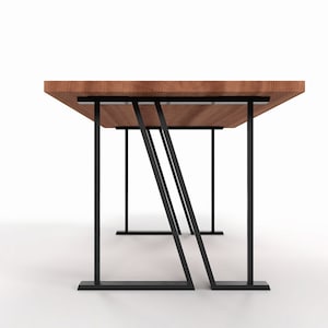 Trapezoidal Steel Table Legs, Metal Table base, Iron Table Legs, Industrial Table base, N178