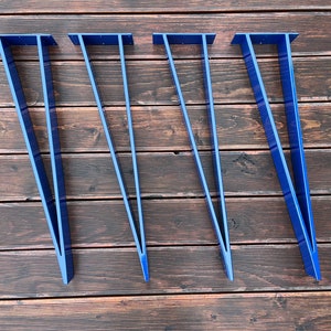 Hairpin Table Legs: Powder Coated Steel, Tischbeine, N136 image 6