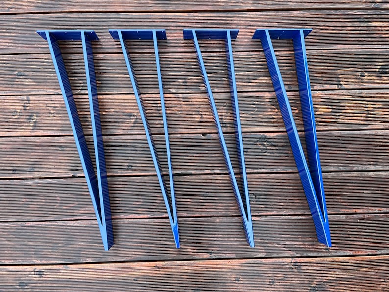Hairpin Table Legs: Powder Coated Steel, Tischbeine, N136 image 6