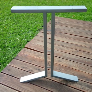 I-Shaped Metal Table Legs for Home and Office Use, Set of 2, Kitchen table legs, Dining table legs,  N183