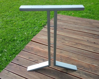 Ensemble de 2 pieds de table en métal en forme de I pour la maison et le bureau, pieds de table de cuisine, pieds de table à manger, N183
