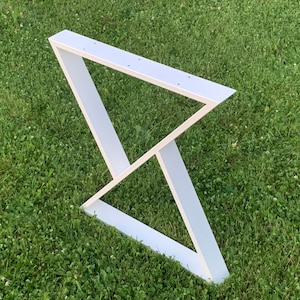 Z shape Table Legs, Metal Table Base, Kitchen Table Legs, Dining Table base,  Industrial Table Legs, N202