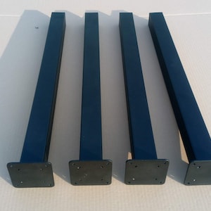 4 X Metal Furniture Legs, Cabinet Legs, Support Legs, Coffee Table Legs, Square Legs, Sofa Feet, Cabinet Foot, Replacement Legs, N126