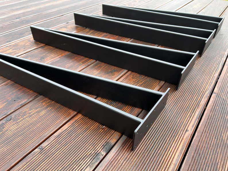 Hairpin Table Legs: Powder Coated Steel, Tischbeine, N136 image 4