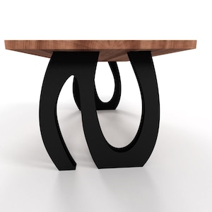Geometric Steel Table Legs: Modern Designer Base, N28