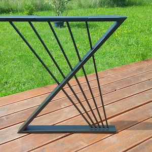 Z-Shape Table Legs, Industrial Table Legs, Dining Table Legs, N179