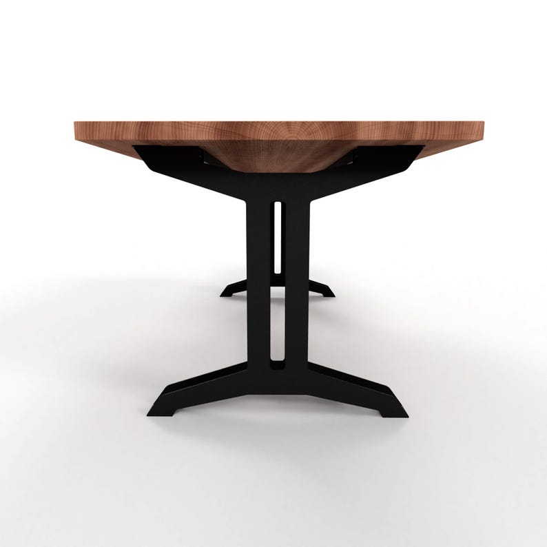 Handcrafted Metal Table Base: Modern Industrial Design, Customizable ...