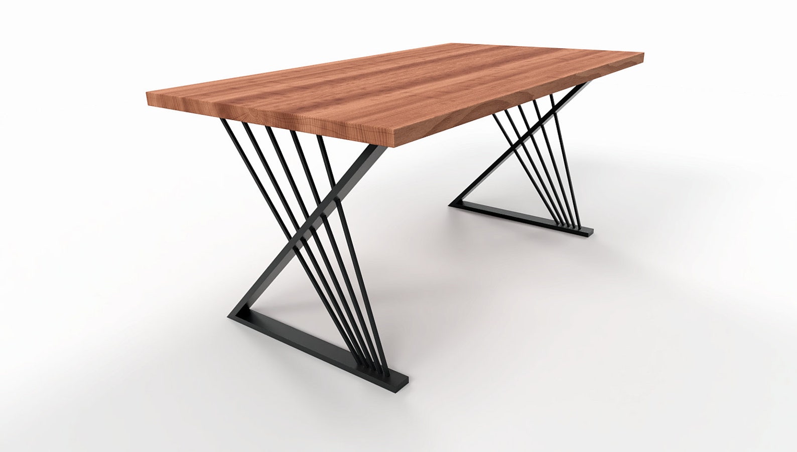 Zshape Table Legs Industrial Table Legs Dining Table Legs Etsy