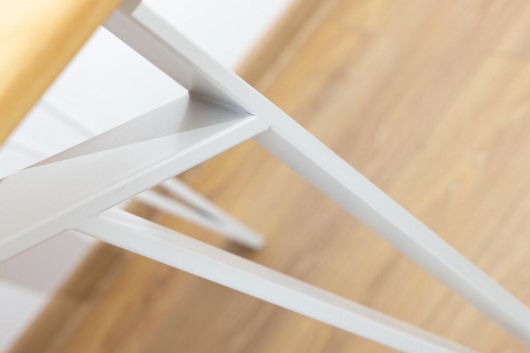 White Table Legs, Industrial Style Table Legs, Dining Table Legs