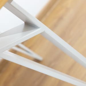 White Table Legs, Industrial style table legs, Dining table legs, Kitchen table legs, Steel table legs, Metal table legs |  N41 |