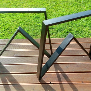 W-shaped table legs, Kitchen Table Legs, Dining table legs, Dining table base, Kitchen Table base,  N68
