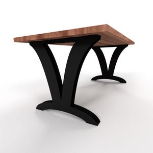 Handmade Steel Table Legs: Modern Art-Inspired Design, N23