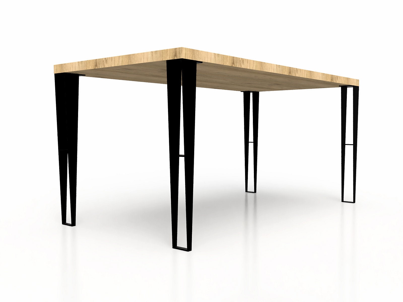 Triangle-Shape Countertop Legs | Countertop Metal Legs | Dining Table Legs | Kitchen Table Legs | Counter Height Table Legs | N206