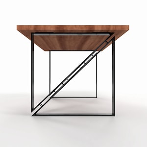 Z-shape Table base, Metal Table Base, Square Table Legs, Dining Table base,  Industrial Table base,  N218
