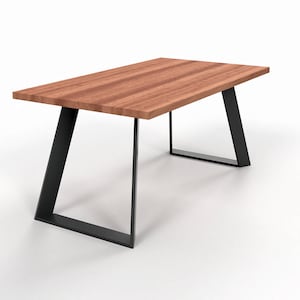 Trapezoid Table Legs, Metal Table Legs, Industrial Table base, Dining Table Legs, N209