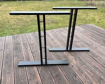 Metal Table Legs I-shaped, Iron Table Legs, Steel Table Legs, Wood Table Legs, Reclaimed Wood Table, Heavy Duty Legs, Gift for her, N142