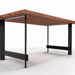 Metal Table base, Steel Table Legs, Industrial Table base, H Shaped Table Legs, N227