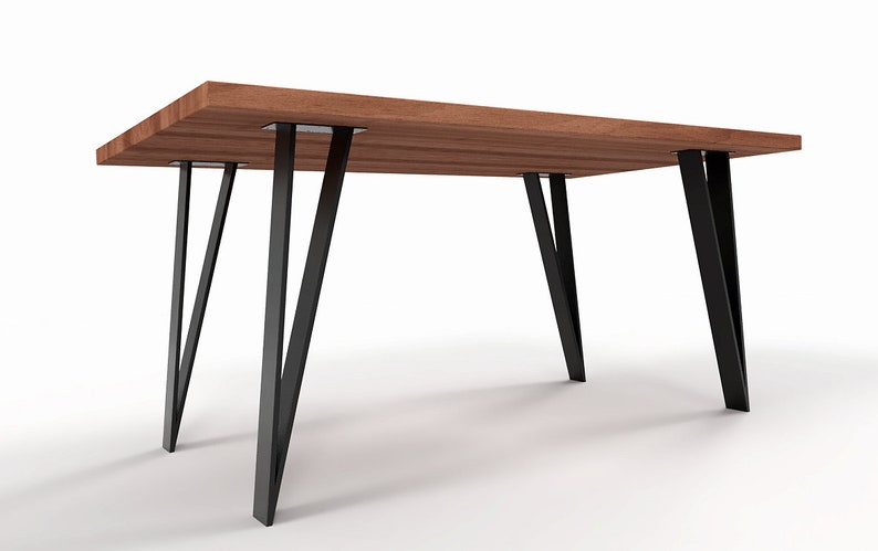 Hairpin Table Legs: Powder Coated Steel, Tischbeine, N136 image 1