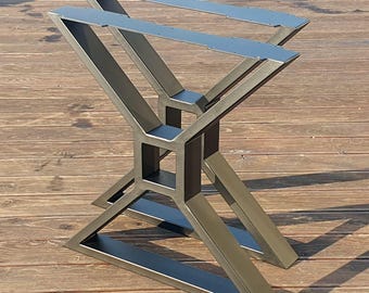 Bauernhaus X-Form Tischbeine: Hochleistungsstahl, Versandfertig, N229