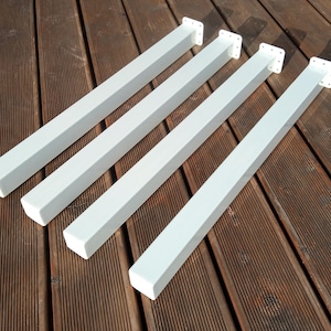 Flush Table Legs, Metal Table Legs, Square Metal Legs, Pipe table legs, Pin Legs, Coffee Table Legs, N127