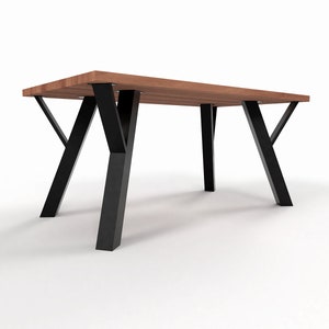 Y-Shape Heavy Duty Table Legs (Set of 4), Dining table legs, Kitchen table legs, Industrial Table Legs, Metal table base,  N224