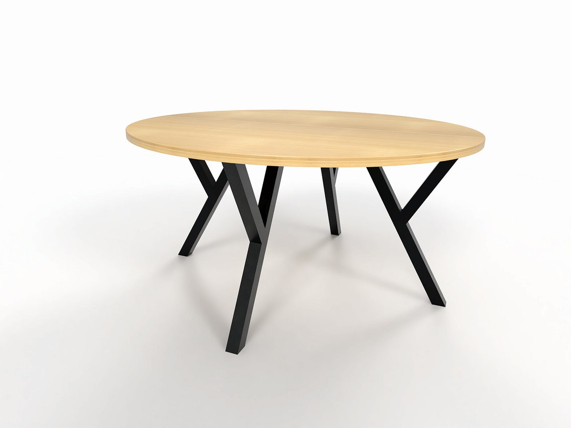 Table Legs for Round Table Y Shape Table Legs Dining Table Etsy