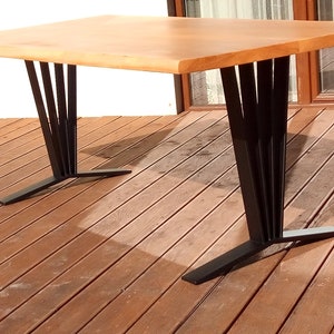 I-Shaped Metal Legs for Tables, Desks, and More - Set of 2, Kitchen table legs, Dining table legs, N154