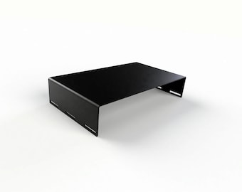 Metal Monitor Stand: PC iMac Riser, Desk Organizer, RAL Color Options, S1