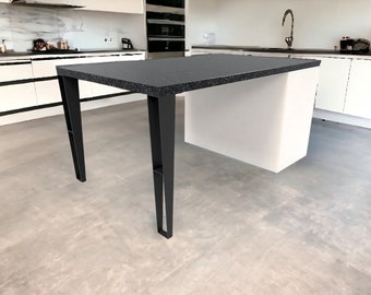 Triangle Countertop Legs: Powder Coated Steel Table Legs (36 inches), N206