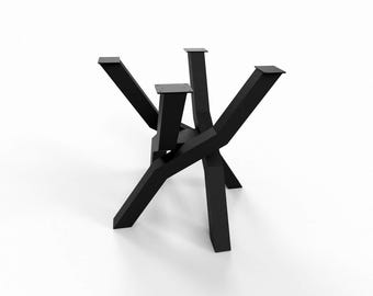 Spinnen Design Metall Tisch Basis, Handgemachte Stahl Beine, Moderne Industrie Möbel, Schwarz oder Benutzerdefinierte Farbe, F64