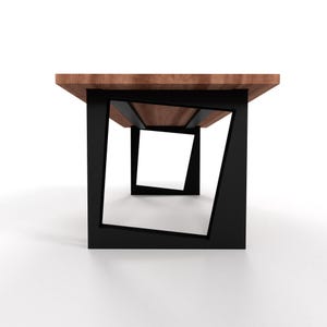 Base de mesa audaz y elegante, base de mesa minimalista de acero: una fusión de resistencia y diseño, F21