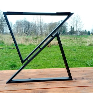 Z shape Table base, Metal Table Base, Kitchen Table Legs, Dining Table base,  Industrial Table base,  N217