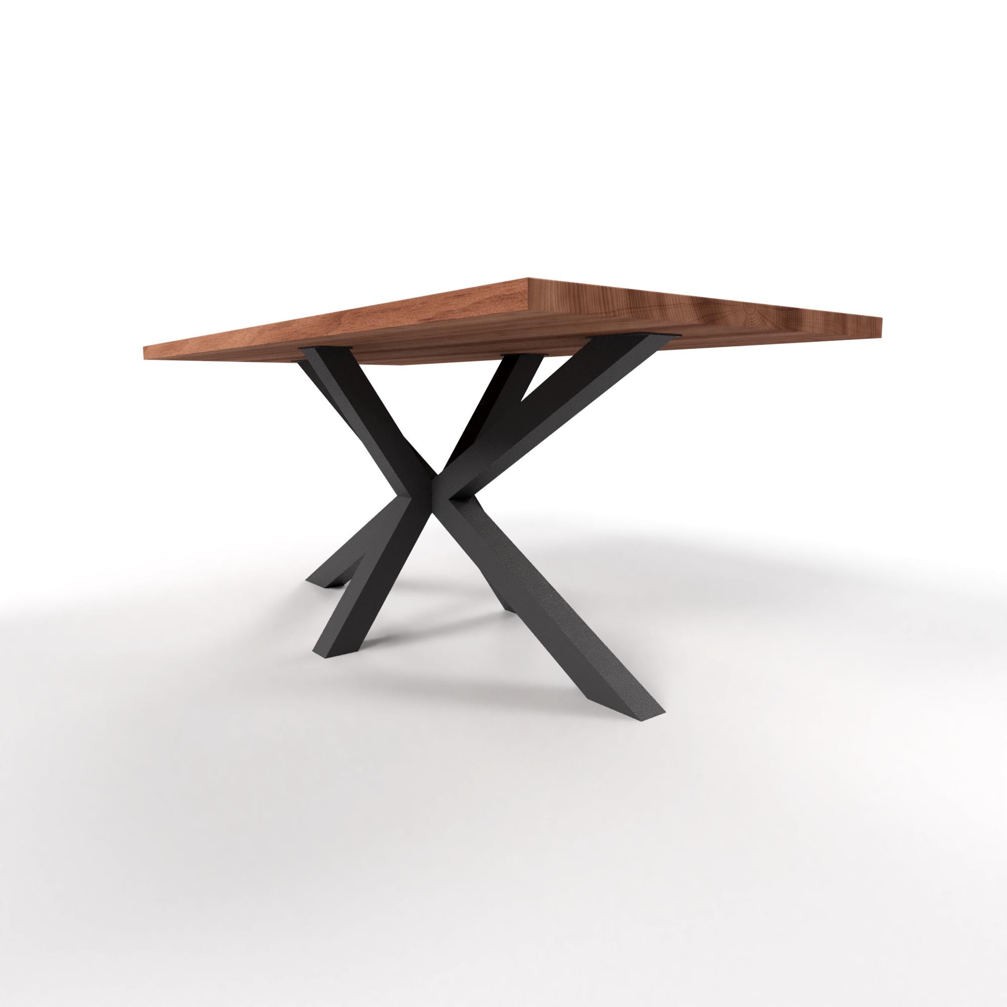 Pied De Table En Acier Finition Vernis - Modèle Spider - Dimensions 120x68x71 Cm - BC-ELEC