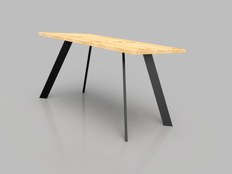 Metal Table Legs Kitchen Table Legs Industrial Style Table Etsy