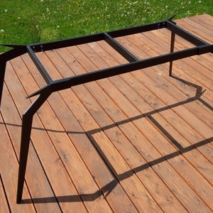 Table Frame, Metal Table Base, Iron Table Legs, Epoxy Dining Table Base, Glass Top Base, Handmade Furniture, Glass Table Base, F3